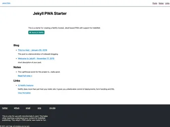 Pwa_jekyll screenshot
