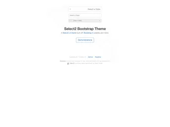 Select2 Bootstrap Theme screenshot