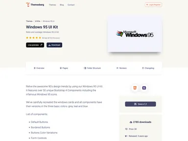 Windows 95 Ui Kit screenshot