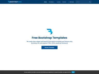 BootstrapMade Free Templates screenshot